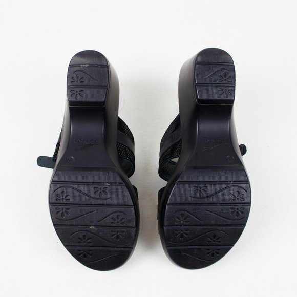 Dansko Jessie Black Slide Sandals - Picture 9 of 16